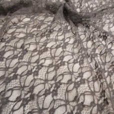 Ткань Гипюр стрейч (серый)